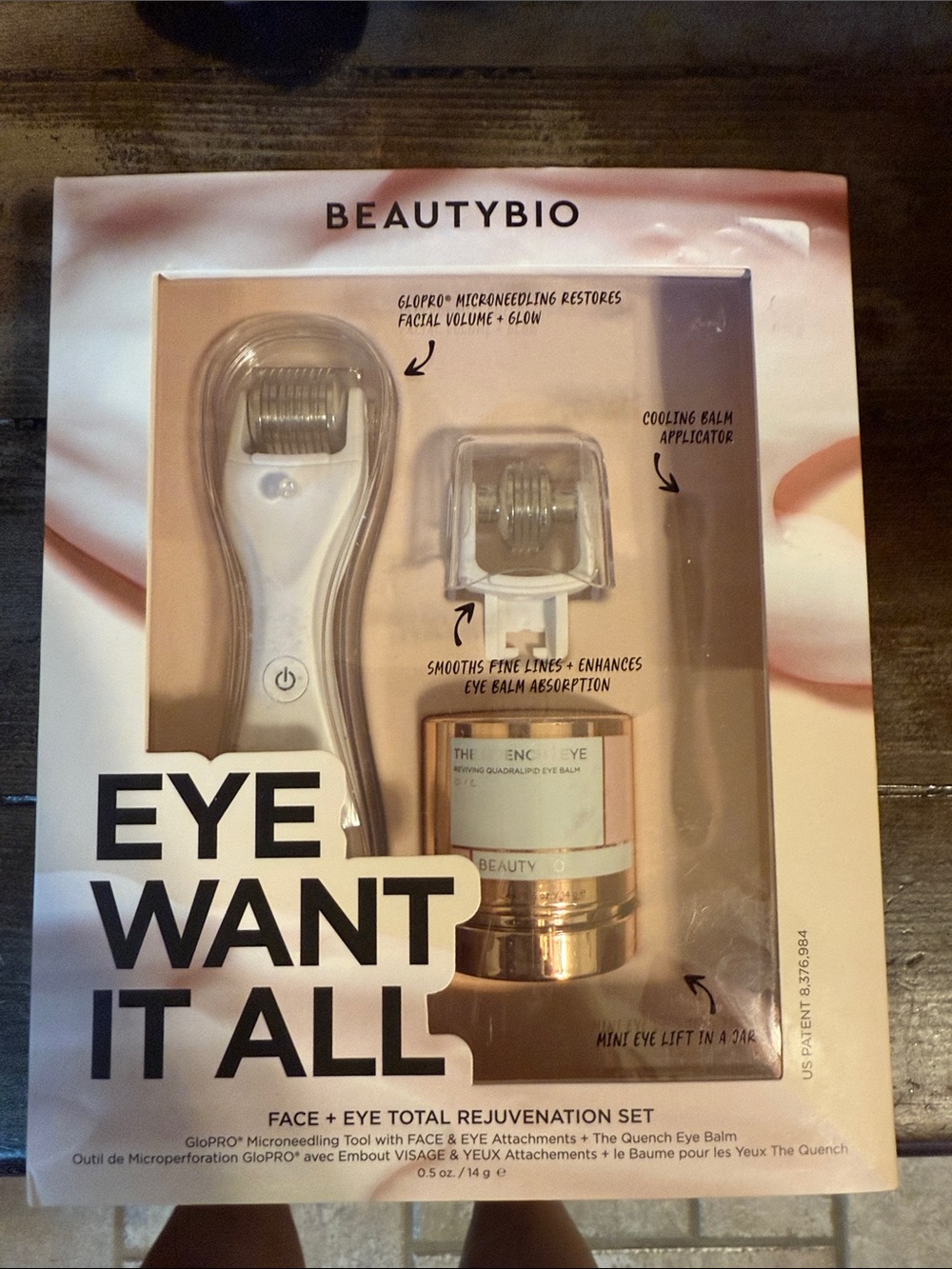 BEAUTYBIO Eye Want It All Micro-Needling Eye Rejuvenation Set - White
